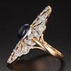 1pc Classic Sparkling Inlaid Zircon Hollow Geometric Ring, Suitable for Women's  Trend Festival Accessories Jewelry