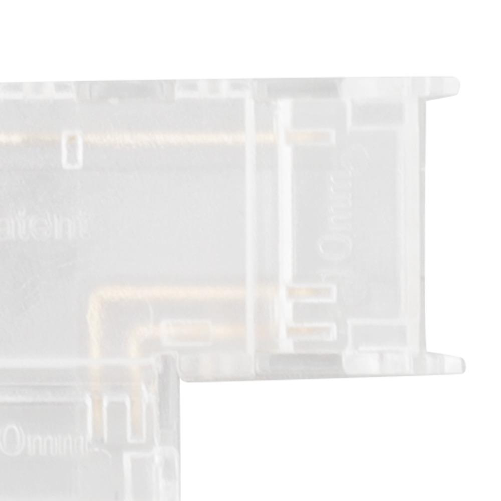 8pcs COB COB Connector Solderless L Shaped Connector LED Connector Kit  For COB LED Strip Light