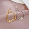Dongmen Personality Temperament Mori Round Bead 8-Character Bracelet Women'S Retro Girlfriend Gifts