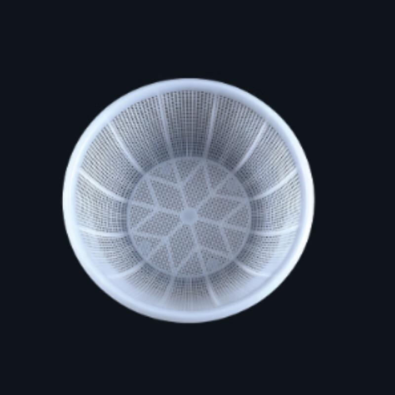 Round Plastic Draining & Storage Basket Set