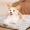Chongker Corgi Hundefigur, Lebensechte Tierfigur, Plüschtiergeschenk, Welsh Corgi Tierplüschtier, Freund, Kind, Freund, Geburtstag, Geschenk,