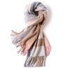 Milk camel pure wool scarf women's autumn and winter versatile thickened cashmere scarf new shawl dual-purpose