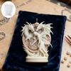 Elves Twin Dragon Silicone Candle Molds 3D Elves Twin Dragon Statue Mold Resin Plaster Cement DIY Handmade Soap Crafts Mold