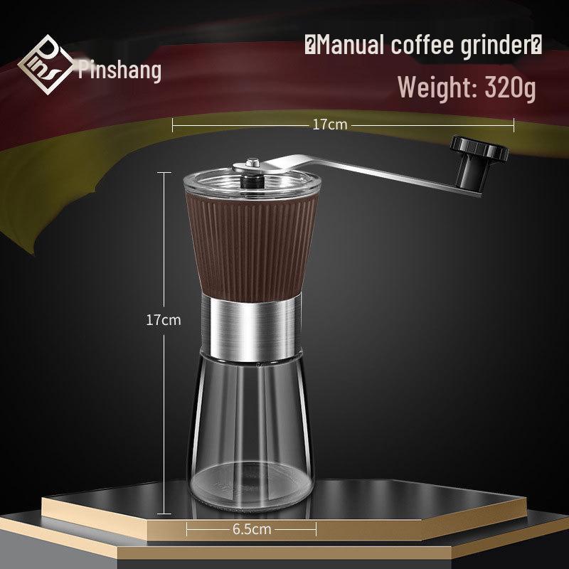 Macinacaffè a Manovella in Acciaio Inossidabile 304: Macinacaffè Multifunzione, Portatile, ad Alta Capacità per Uso Domestico.