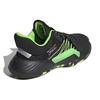 Marvel x adidas D.O.N. Issue #1 J Stealth Spider-Man Kids Sneakers Black Core-Black Team-Solar-Green EF2933
