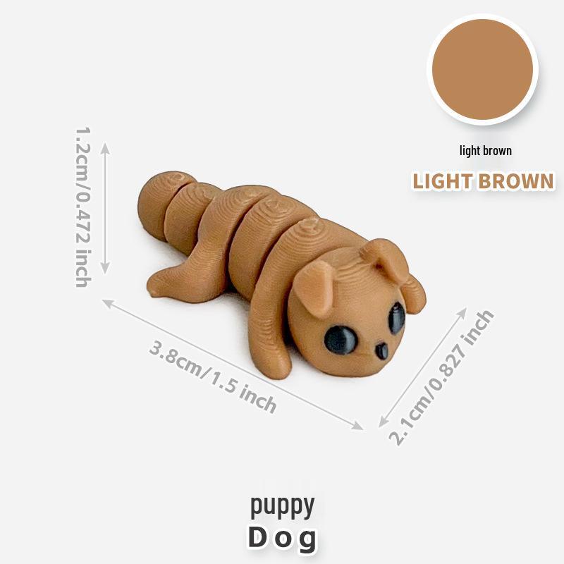 Colorful 3D Printed Small Animal Toys - Simulation Animal Models for Micro-Landscape Decoration