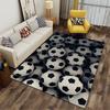 Soccer Ball Pattern Carpet suitable as a non-slip mat for the living room or bedroom sofa