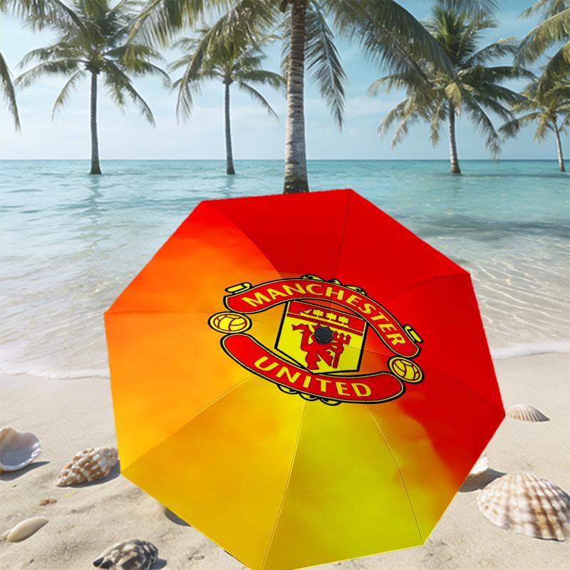 Manchester United F.C Print Umbrella Automatic Opening/ Closing - Portable Foldable Design - Daily use for Travel/Outdoor - Gift for Birthday