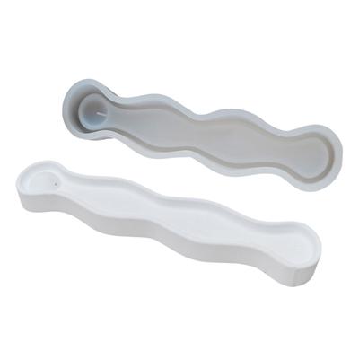 Flexible Silicone Incenses Stick Holder Base Mould Gypsum Mold for Handmade Crafts Plaster Home Decoration Making Mold
