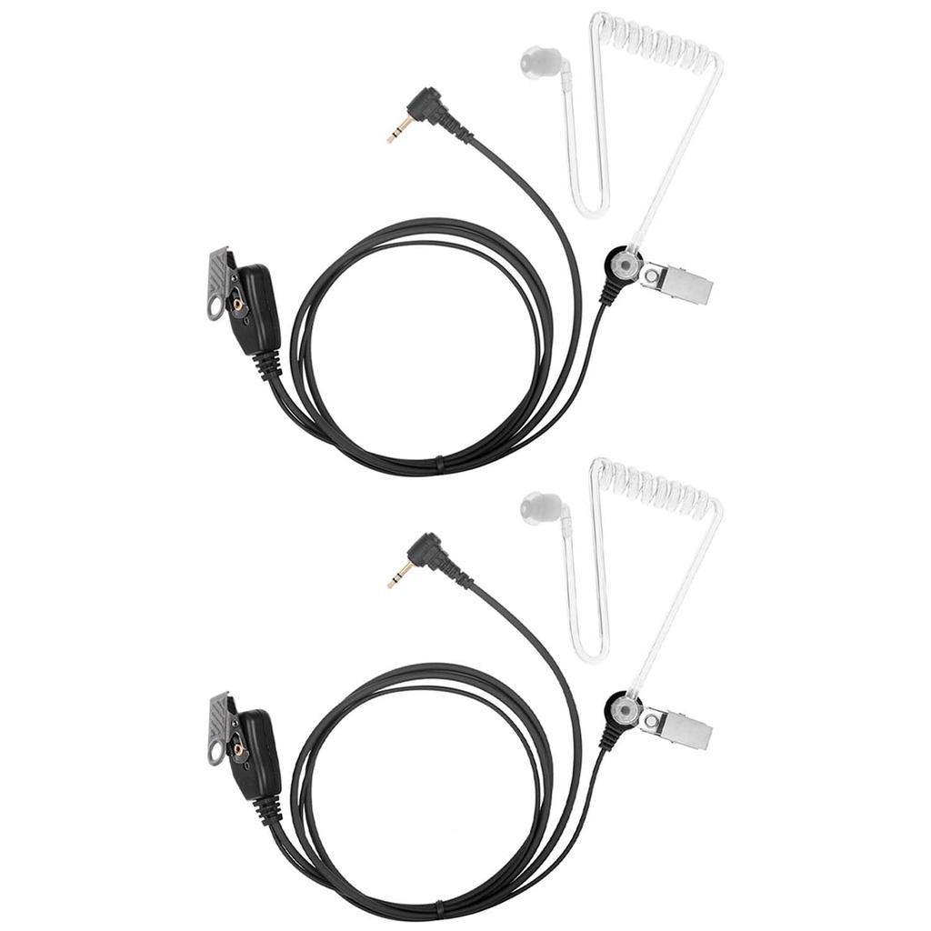 2.5Mm single-needle concealed catheter headset with PTT microphone for MOTOROLA 1PIN T460 MR350R FV500 walkie-talkie 2 pairs