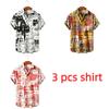 Summer Fashion Anime Cartoon Animal Cat Printing Shirt Hawaiian Beach Vacation Clothing Men's Street Style Shirt Daily Men's and Women's Shirt