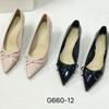 G660-12 French Niche Pointed Patent Leather High-heeled Single Shoes for Women 2025 Spring and Summer Temperament Pointed Thin-heeled Sandals for Wome