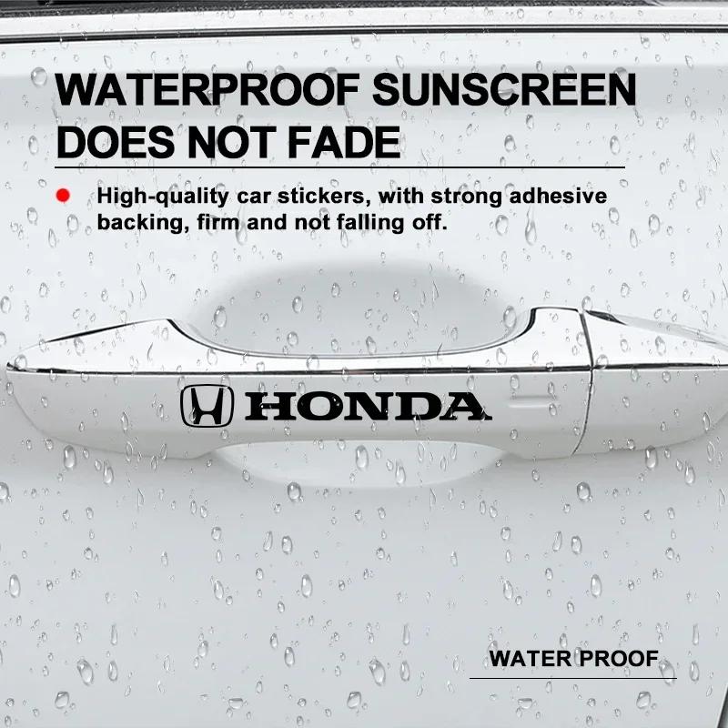 2025 Horké 4ks Stylingové Samolepky na Kliky Dveří Auta Samolepky na Pneumatiky Zrcátka Pro Honda Civci CRV Accord Mugen Prelude FIT City CRZ