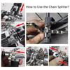 9PCS Bike Repair Tool Kit Crank Chain Cutter Extractor Freewheel Puller Crank Puller Spoke Wrench Complete Bike Maintenance Kits