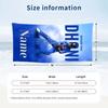 MS Dhoni Custom Name Printed Beach Towel Personalized Soft Towel For Swimming Beach Travel