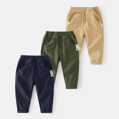 Autumn Boys Trousers Street Fashion Overalls Children's Casual Style Handsome Mid-waist Boys Trousers