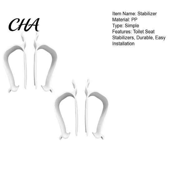 Stabilizzatore Sedile WC a Clip, Stabilizzatore Sedile, Morsetti a Clip Senza Foratura, Fissaggio Stabile Fissaggio Domestico Installazione Facile Sollevatore Coperchio, per