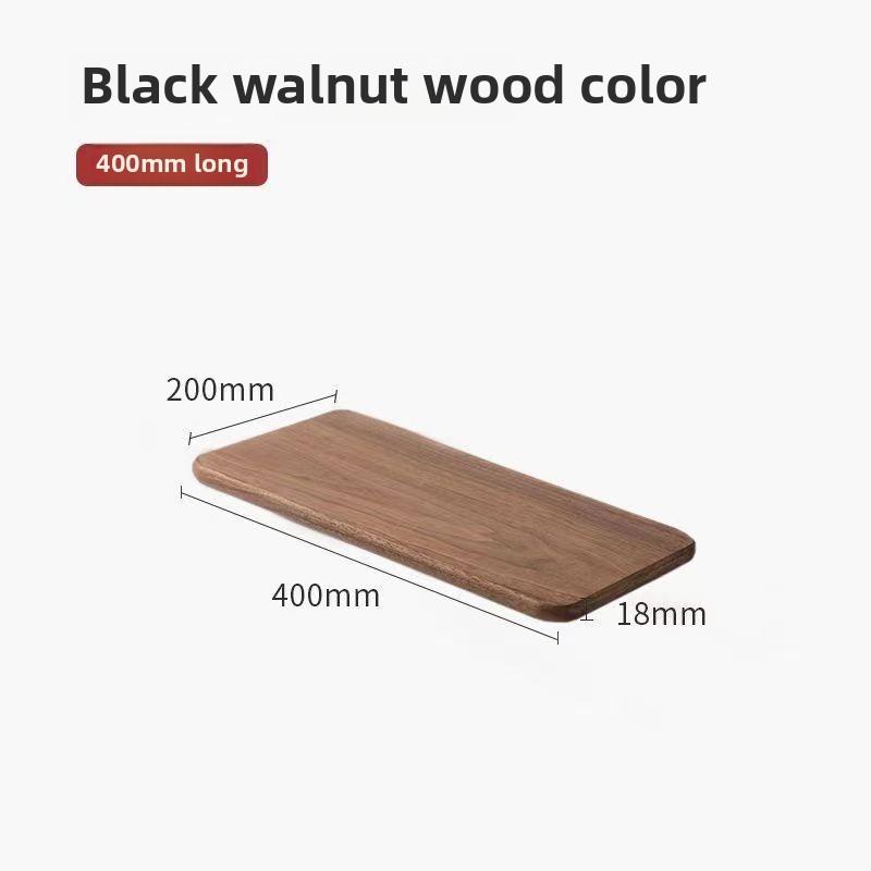 Solid Wood Flat Board Wall Mount Storage Rack Flat Partition Walnut Hanging Rack Room Decoration Storage Board