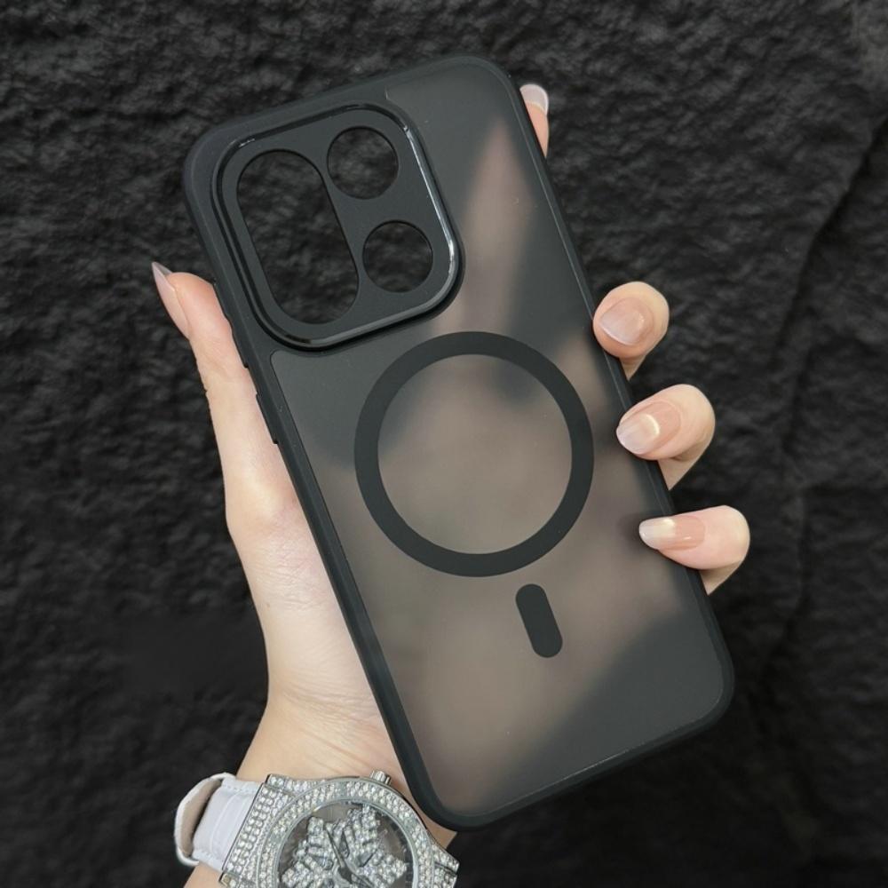 Matte Wireless Charge Magnetic Phone Case For OnePlus 15 13 13R 13S 13T Nord 5 CE 5 Ace 5 Pro For Magsafe Bumper Non-Slip Cover