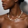 New Starfish and Shell Beaded Necklace Summer Dopamine Ocean Crab Pendant Pearl Choker