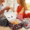 Valentine's Day Treat Box Heart Cardboard Box with Window Valentines Gift Container for Goodie Cookie Candy Party Supply