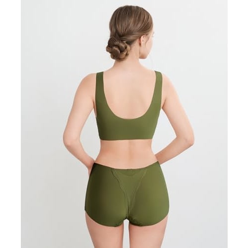 Wacoal Gokochi Sanitary Panties, for normal to heavy periods, keep pads in place, compatible with winged pads, comes with matching bra, standard insea