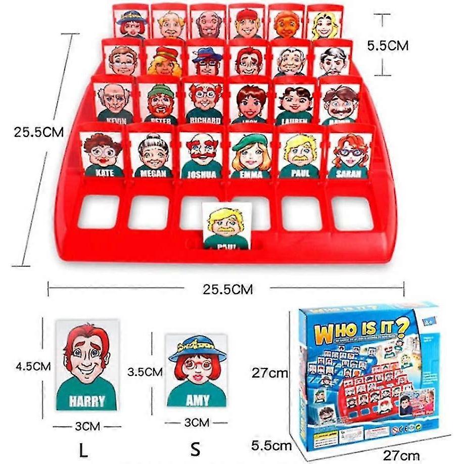 2set Family Guessing Games Who Is It Classic Board Game Toys Memory Training