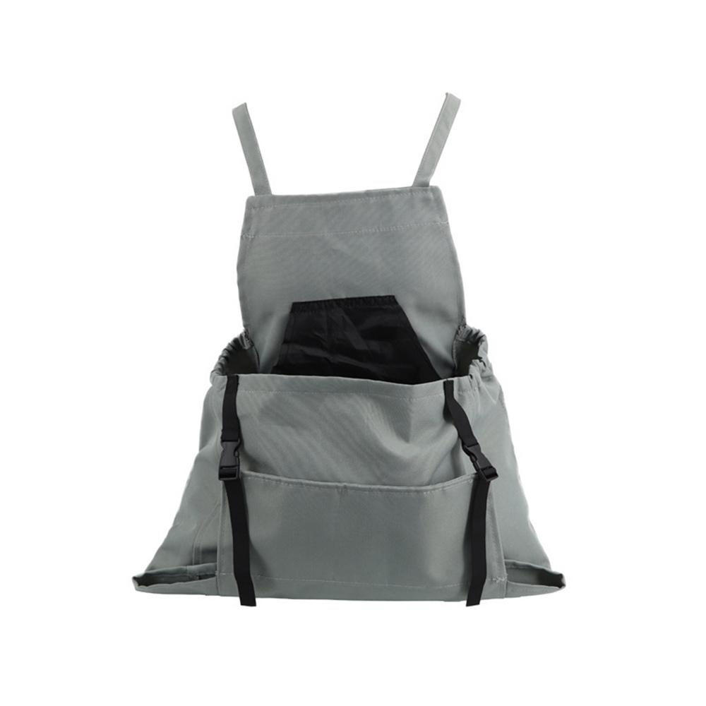 Adjustable Outdoor Large Pocket Apron Quickly Release Harvesting Apron Kitchen Garden Backpack Waterproof Aprons Picking Bag