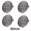 4PCS 60/61/68/69/135MM Car Wheel Center Cap Emblem Hub Covers Badge For 2pvhn A1 A3 A4 A5 A6 A7 A8 S4 S6 Q3 Q2 Q5 Q7 Accessories pvhn2