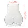 Butt Shaped Mug Borosilicate Glass Novelty Cup Creative Transparent Milk Mug Nordics Style Dining Table Decoration Accessories