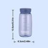 Gifts 300ml Summer Pocket Water Cap Transparent with Measuring Plastic Water Bottle with Tea Strainer Student Tea Cup