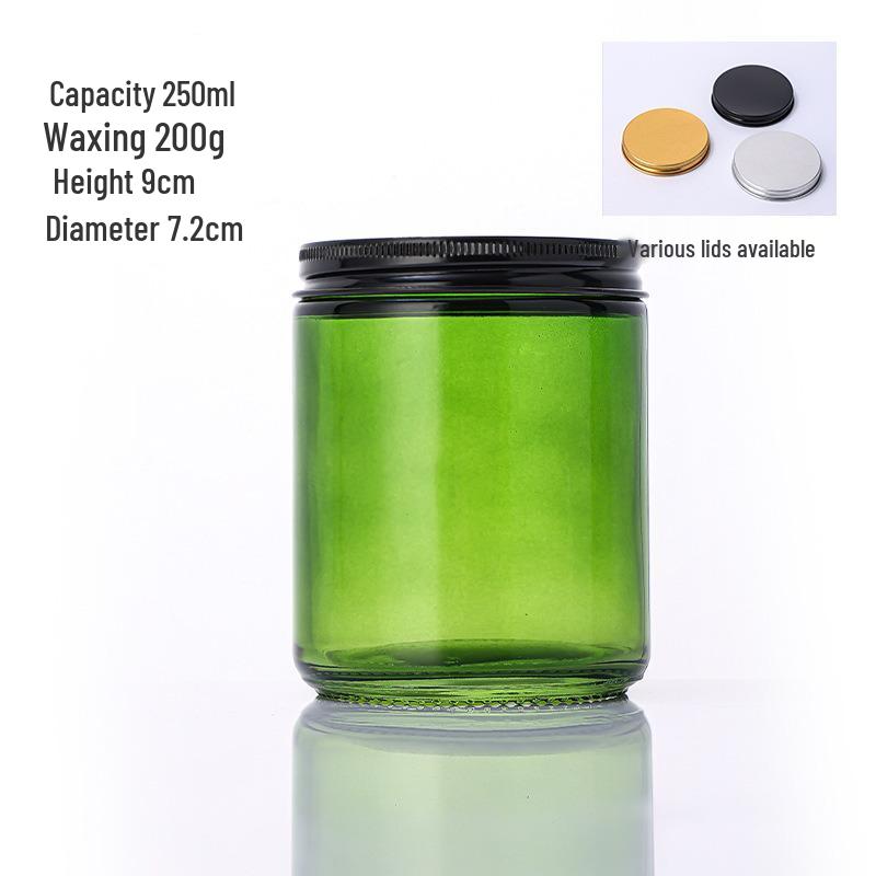 Glass Tea-Colored Aromatherapy Candle Holder and Cup Set