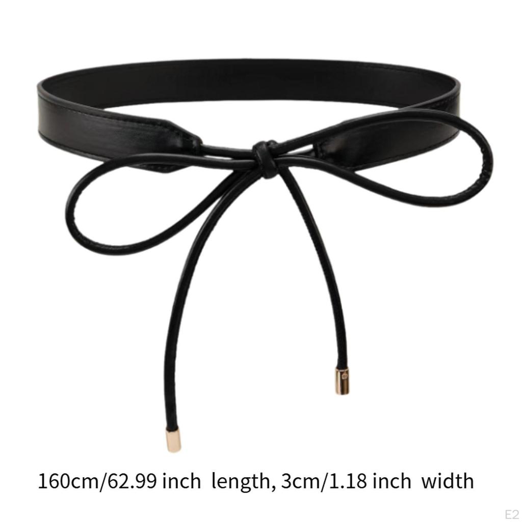 Leather Waist Belt for Women's Coat Blouse