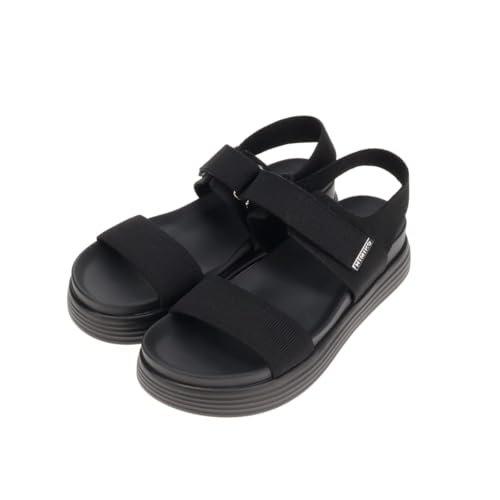 HIMIKO Knit Belt Sports Sandals Lightweight Soft Breathable Silver SS Size 661225
