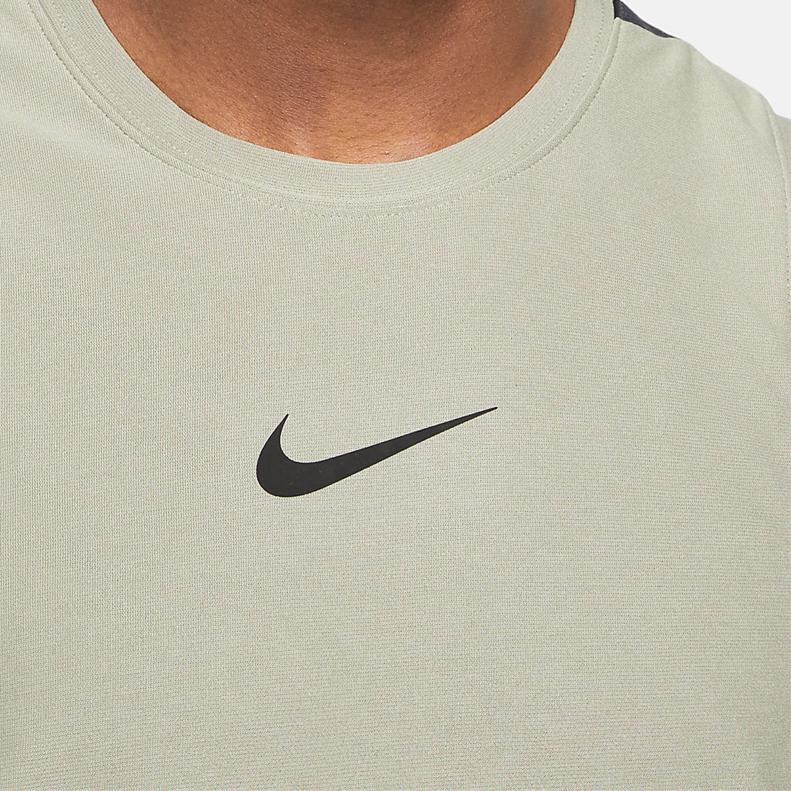 Nike Einfarbig Lässig Trainings Rundhals Weste Herren Tops Hellgrün Grau CZ2273-320