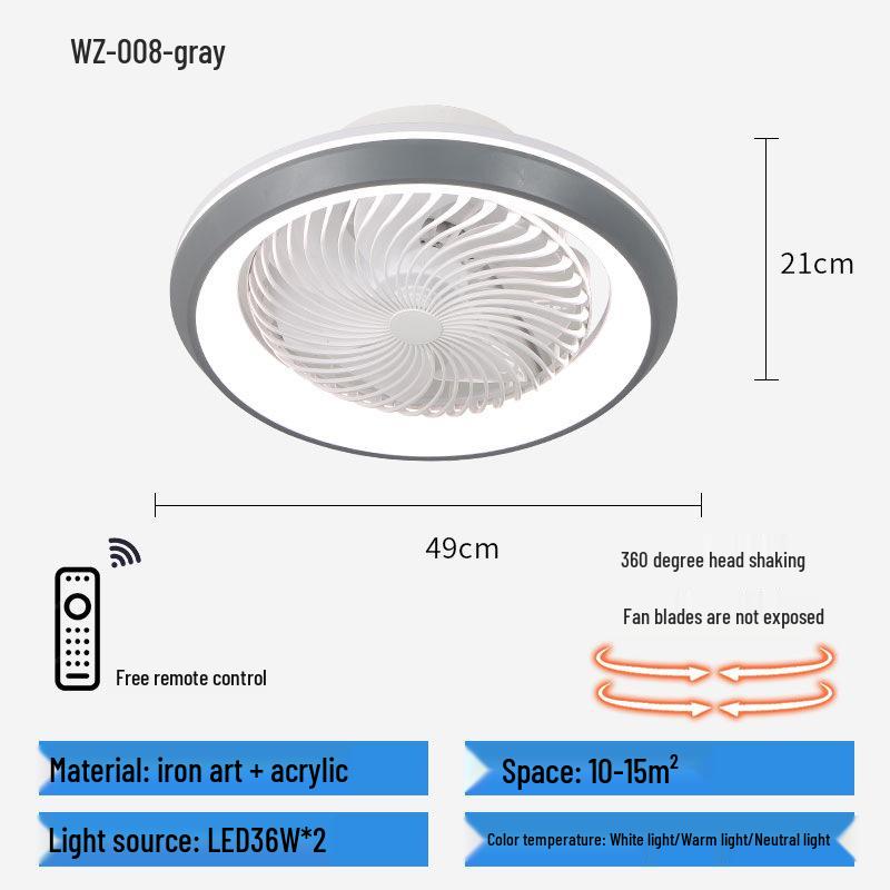 

Регулируемый потолочный вентилятор с плафоном для спальни и ресторана 220V