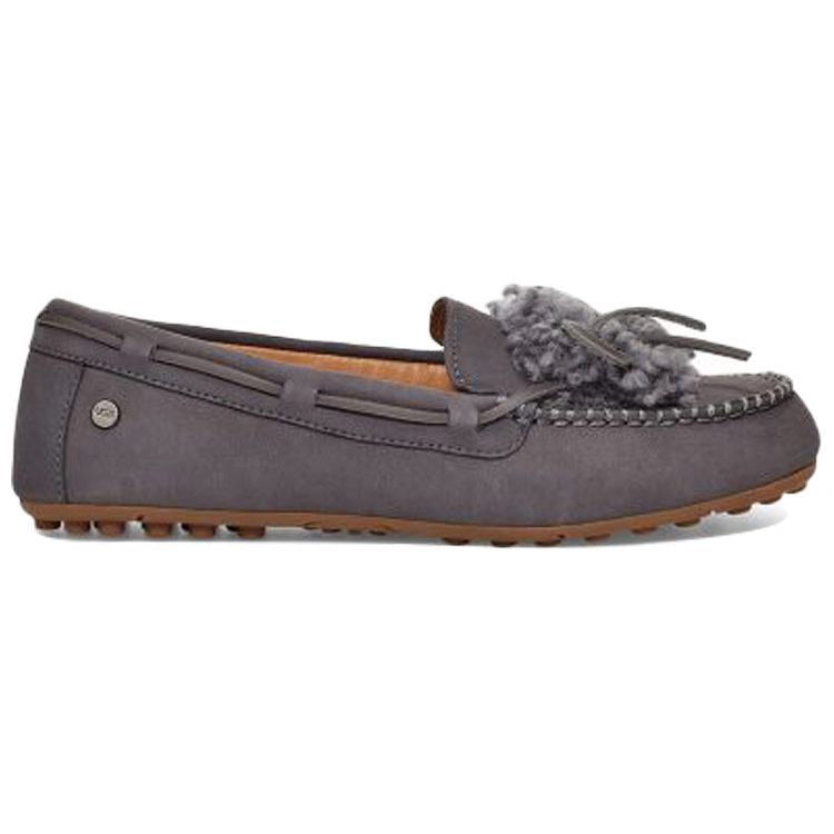 UGG Alana Fluff TS Loafers Women Loafers Dark-Gray 1116106-DGRY