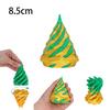 3D Printed Spiral Cone Toy Impossible Pyramid Gourd Christmas Hat Pass Through Sculpture Pyramid Toy Mini Vortex Thread Illusion
