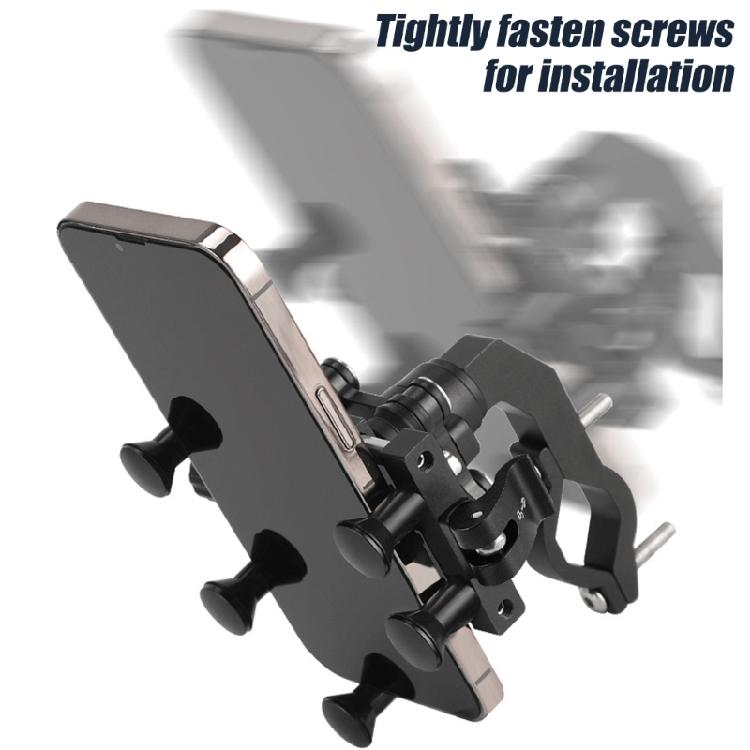 Light Weight Road Bicycles Stand Aluminum Alloy Shockproof Phone Brackets Handlebars Phone Mount Clip Enduring