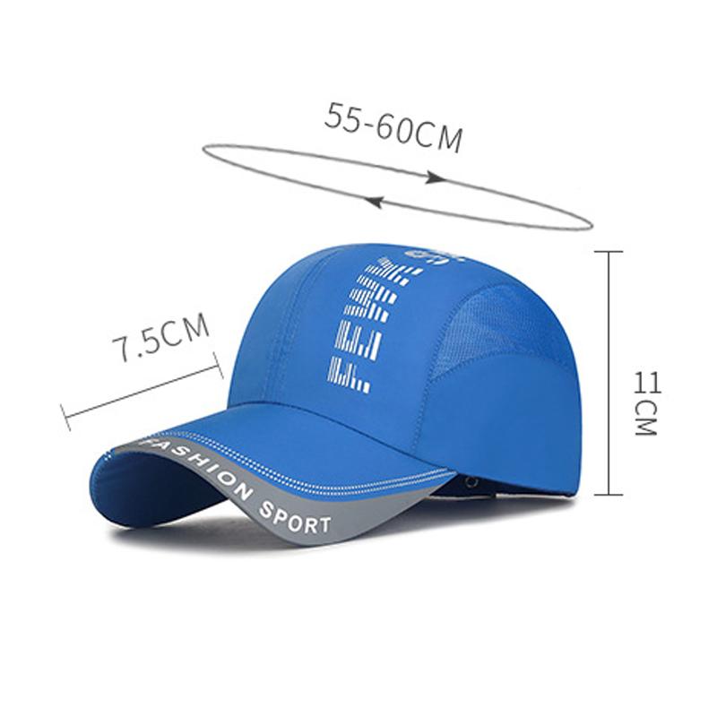 Spring Summer Spliced Mesh Sunscreen Quick-Drying Cap Men Breathable Travel Sunshade Baseball Cap