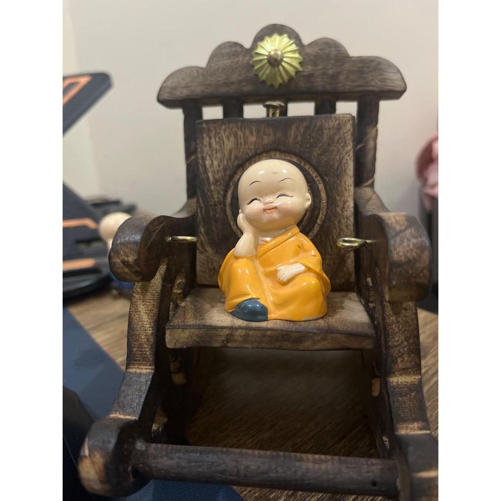 Wooden Antique Miniature Chair Shape Tea,Coffee,Drink hot/Cold Coaster Set with 6 Coaster for Kitchen/Dining Table/Office/Restaurant.