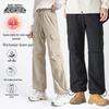 Xuezhongfei Women's Warm Straight-Leg Down Workwear Pants
