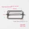 Stainless Steel Adjustable D-Ring Buckle - Copper Three-Speed Wire Pull Design