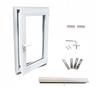 Fenster PVC Weiß 40x70 Rechts Neu 400x700 mm Dreh-Kipp Zweifachverglasung