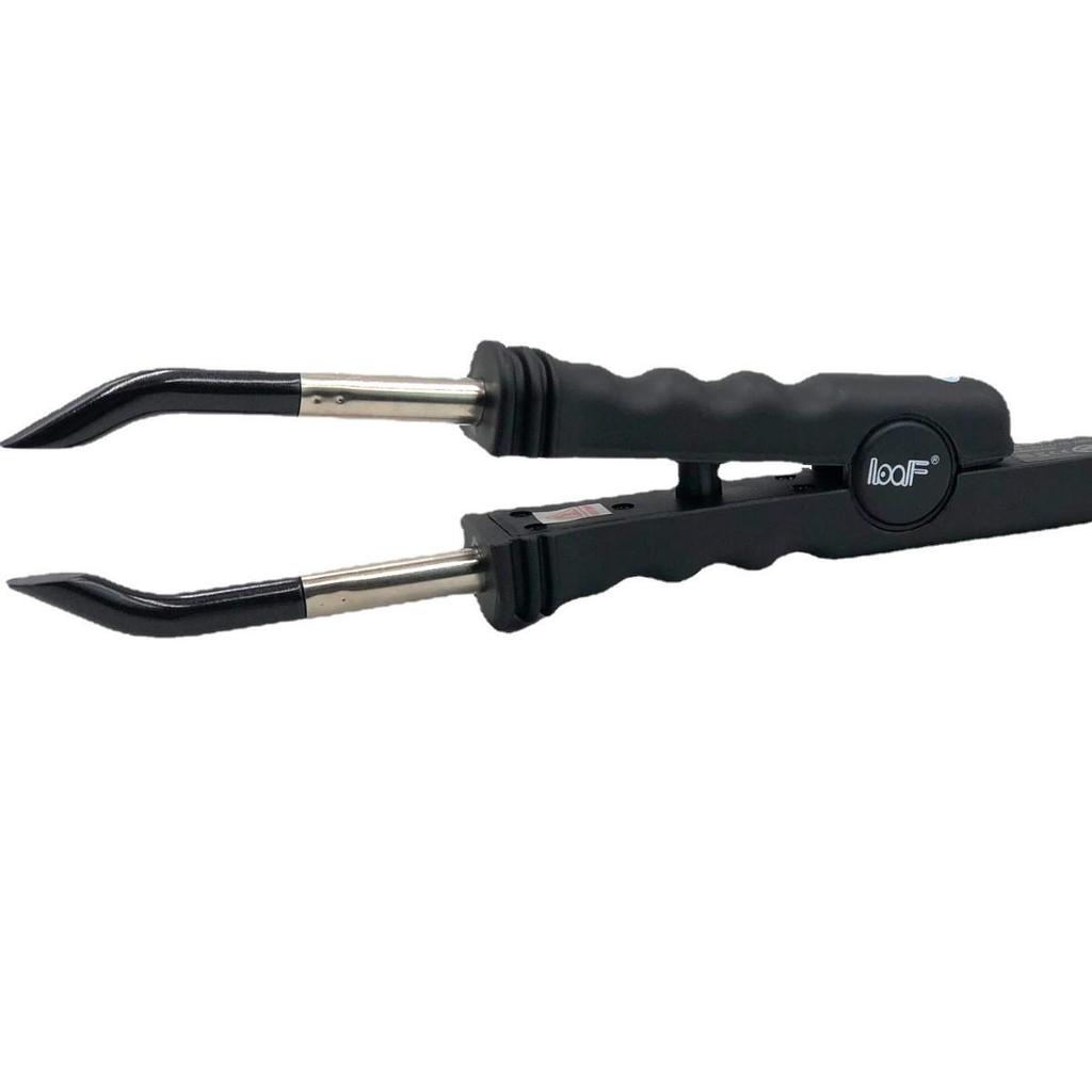 LOOF Schneller Hitzeschmelzgerät für Haarverlängerungen mit konstanter Temperatur, 618 Zange, Clips, Europäische & Amerikanische Stecker