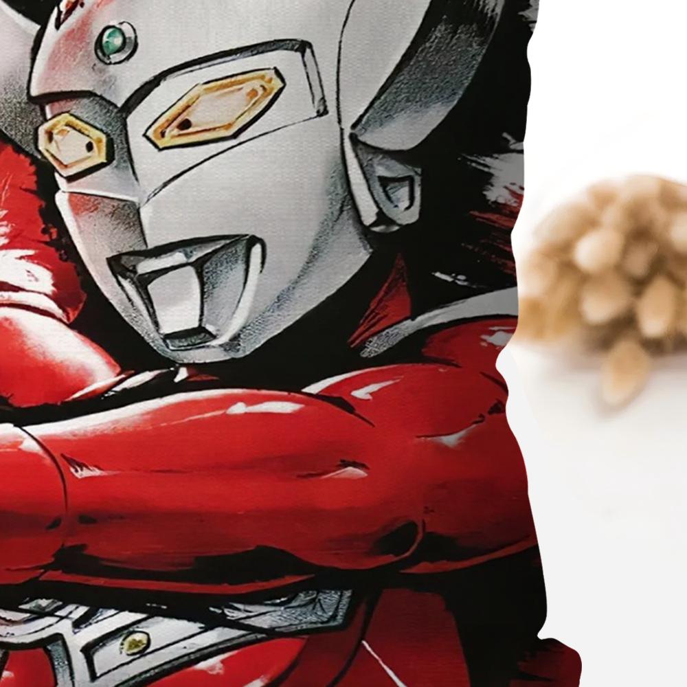 U-Ultraman Animated Hero Pillow Case Square Pillow Bedroom Sofa Leisure Comfort Cushion Car Living Room Home Decoration 40X40