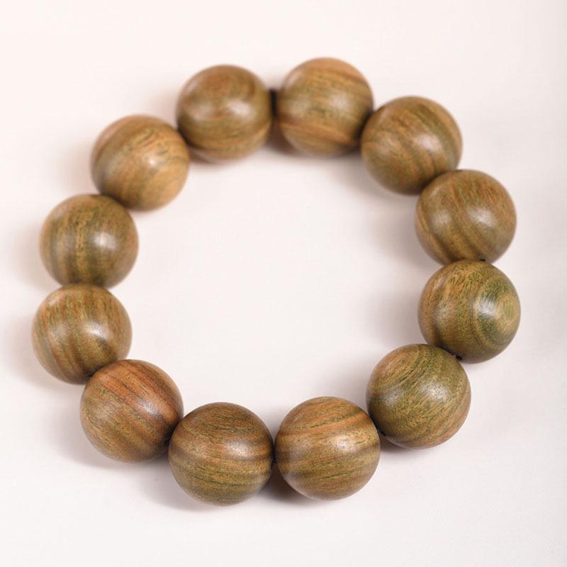 Argentina Agarwood & Green Sandalwood Unisex Prayer Beads Bracelet