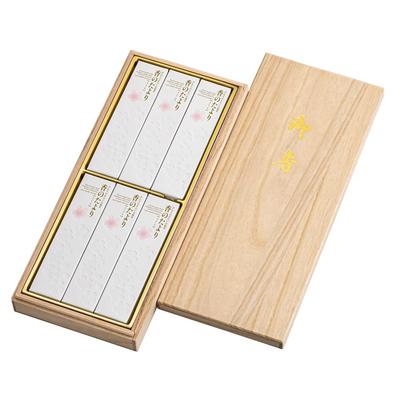 Altar Budista Hasegawa Presente Incenso, Carta de Incenso, Design Sakura, Pré-embrulhado, Enviado com Embalagem de Presente, Perfeito para Obon, Hatsubon, Shinbon,