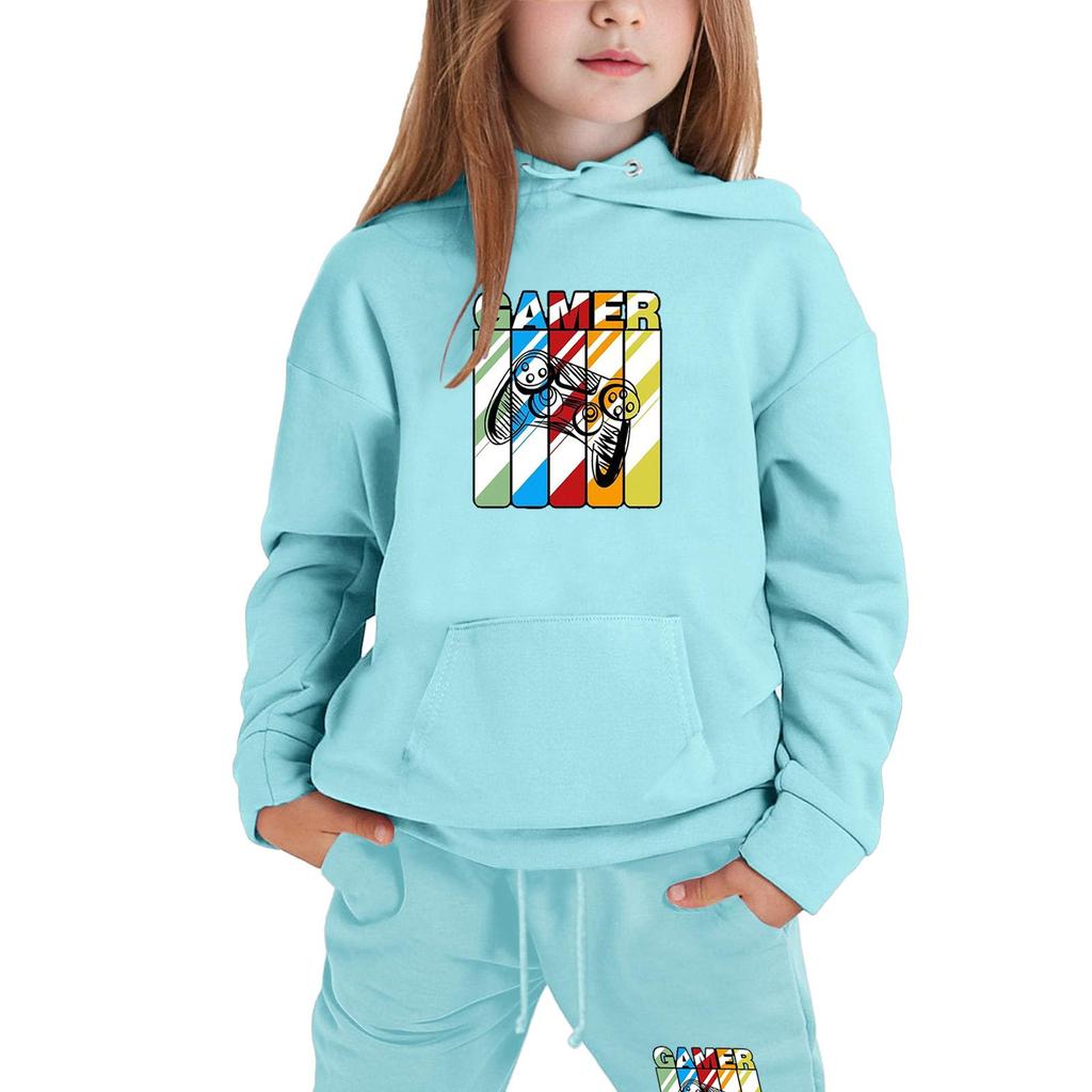 Chlapci Dívčí tepláky Oblečení Mikina s kapucí Tepláky na jogging Tepláky Set Módní outfit