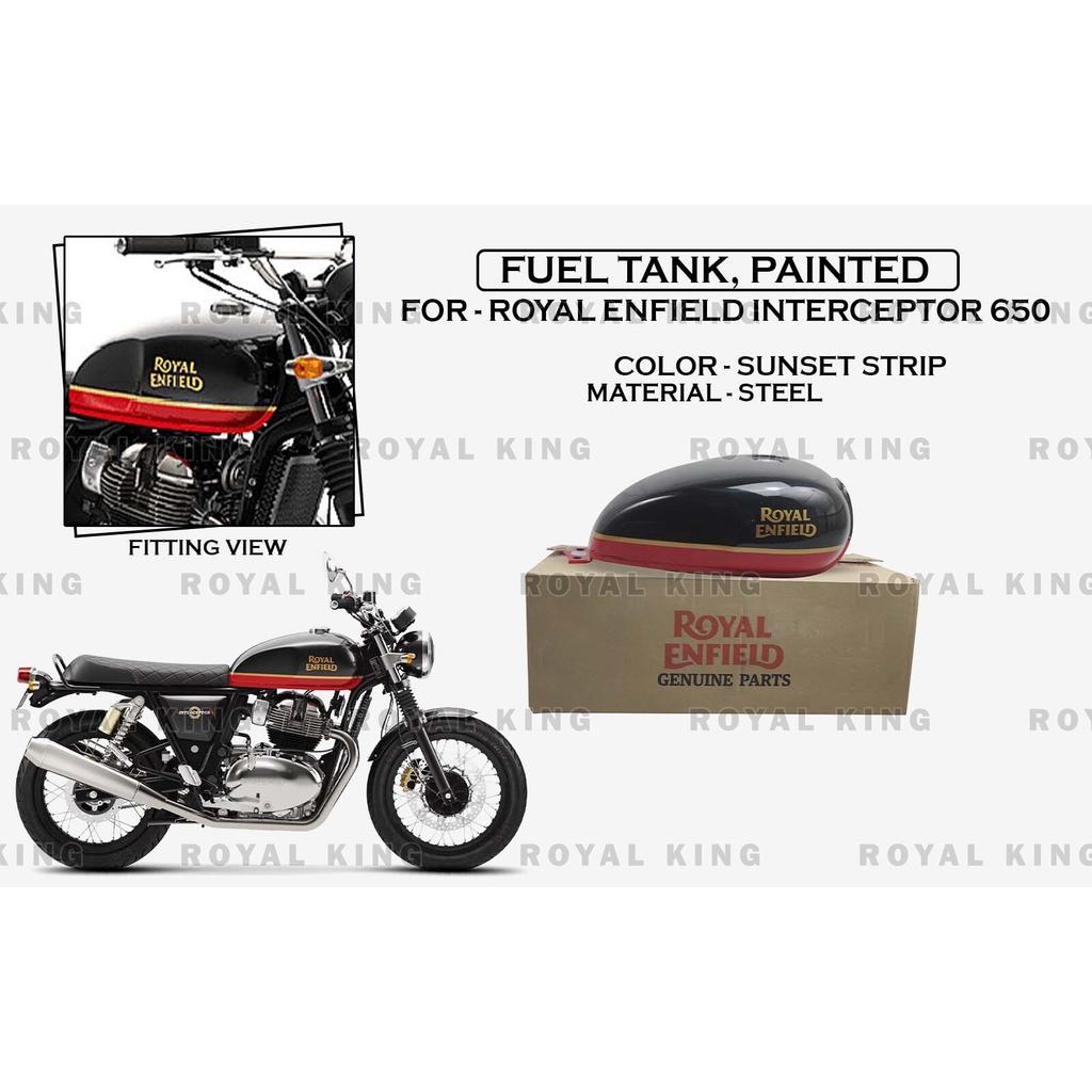 Sunset Strip "Lackierter Tank" Für Royal Enfield Interceptor 650